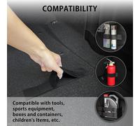 4x Rangement Coffre De Voiture Avec Fermeture Auto-Adhésive [ 2x 20cm 2x 40cm ] - Organiseur Pour Intérieur Auto Pour Accessoires De Toutes Tailles[Z246]