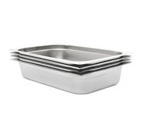 4x Récipients Gastronorm GN 1/1 20mm Inox Plateau à Aliments Restaurant vidaXL