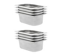 4x Récipients Gastronorm GN 1/4 150 mm Inox Restaurant Hôtel Cuisine vidaXL