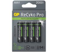 4x ReCyko Pro PhotoFlash AA batteries 2000mAh