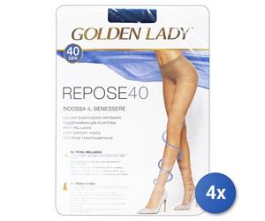 4X Repose Collant 40 DEN 36G Melon Tg.XL