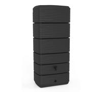 4x Réservoir D'Eau De Pluie Murale 300 L Avec Robinets Réservoir De Jardin