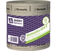 4x Rouleau de marqueurs de valeur 57x30mm Blanc 4000 coupures