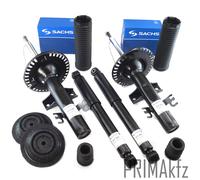 4x Sachs Amortisseur Lot + Palier Soufflet Anti-poussière avant Arrière pour VW