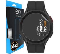 4x se® Film de Protection 3D Antireflet pour Samsung Galaxy Watch 5 Pro 45mm, Auto-réparateur, Compatible Empreinte & FaceID, Installation Sans Bulles, Résistant aux Chocs et Rayures, Allemagne