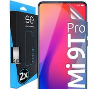 4x se® Film de Protection 3D Transparent pour Xiaomi Mi 9T Pro, Auto-réparateur, Compatible Empreinte & FaceID, Installation Sans Bulles, Résistant aux Chocs et Rayures, Fabriqué en Allemagne
