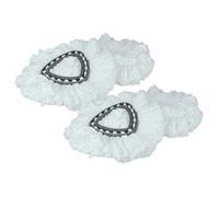 4x Serpillères compatible avec Vileda Easy Wring & Clean, Turbo Easy Wring balai nettoyant Tête de rechange, microfibre,