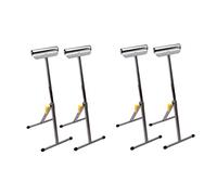 4x Servantes d'atelier à rouleaux - Support réglable en hauteur de 68 à 108 cm
