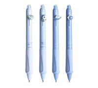 4x / Set Créatif Effacable Stylo Rétractable Gel Neutre 0 5 Mm Presse Pour L'étudiant