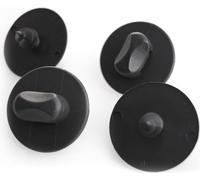 4x Set de tapis de sol Support de fixation au sol Fermeture rotative Bouton de fixation ovale Clips de fixation