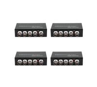 4X Signal 1 en 4 Sorties AHD/CVI/TVI Video Splitter HD CaméRa Coaxiale, Noir