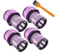 4X Sillar filtre lavable pour aspirateur Dyson V12 - remplacement | Filtre HEPA lavable pour aspirateur Dyson V12 SV20 SV26 SV30 SV34 SV35 Clean + Fil