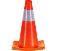 4x Stagecaptain LK-450 Cônes de Signalisation en Plastique - Lot de Cônes de Sécurité 45 cm de Haut - Pylônes Réfléchissants - Cônes Empilables - Orange
