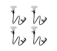4X Support de Caméra avec Pince à Mâchoire de Bureau Améliorée Support Col de Cygne Flexible pour Webcam 4K C925E C922X C922