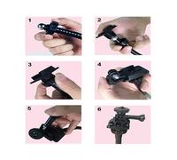 4X Support de Caméra avec Pince à Mâchoire de Bureau Améliorée Support Col de Cygne Flexible pour Webcam 4K C925E C922X C922