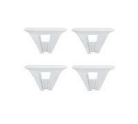 4X Support de Montage Mural pour Support de Routeur pour Starlink Gen 2, Support de Routeur Robuste avec Kit de Montage à Vis
