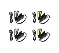 4X Support de Musique Pince de Lampe Lampe A LED A Pince-Sans Scintillement, Entierement Ajustable,6 Niveaux de Luminosite - Egalement pour Lecture de