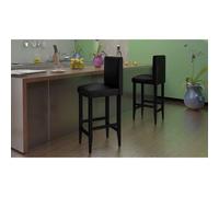 4x Tabouret de Bar Cuir Artificiel Chaise de Bistrot Siège de Salon vidaXL