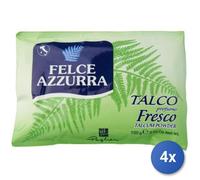 4X Talc Sachet 100 G. Fougère Bleue Fraîche