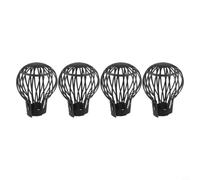 4x Tamis de Gouttière Ajustable - Garde Feuille pour Éviter les Blocages - Protection Tuyau Plastique 12.5cm