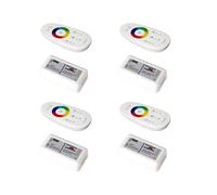 4X Télécommande RF LED 2.4GHz Sans Fil RF Tactile LED Contrôleur de Gradateur Rvb pour 5050 3528 RGB LED Bande Lumineuse 12V/24V