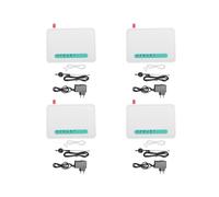 4X Terminal Sans Fil Fixe Quadri-Bande GSM Carte SIM Ligne Téléphonique Appelant de Bureau Numéroteur GSM850 / 900/1800 / 1900MHZ Prise Ue