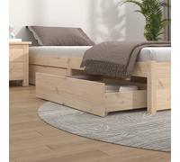vidaXL Tiroirs de lit 814999 - 4 pièces en bois de pin massif