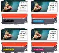 4x toner pour HP W2070A-117B W2070A CMYK = noir + bleu + rouge + jaune | Remplacement pour 150a 150nw 178nw 178nwg 179fnw 179fng 179fwg