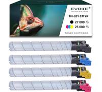 4x toner pour Konica Minolta TN328K-TN328B TN328K CMYK = noir + bleu + rouge + jaune | Remplacement pour C 250 i C 300 i C 360 i