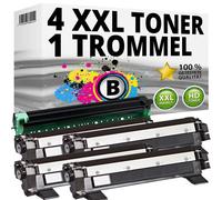 4x Toner + Tambour Compatible brother TN1050 DR1050 HL1112A HL1210W MFC-1810