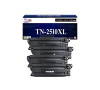 - 4x Toners compatibles avec brother HL-L2400DW, L2400DWE, L2445DW, L2447DW, L2865DW, TN2510XL - Noir (3 000 pages)