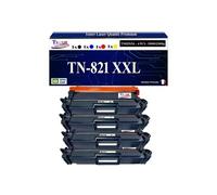 - 4x Toners compatibles avec Brother TN 821 XXL pour Brother HL-L9430CDN, HL-L9470CDN, MFC-L9630CDN, MFC-L9670CDN Noir