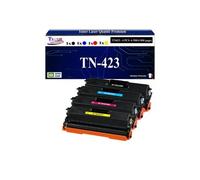 - 4x Toners compatibles avec Brother TN421, TN423 pour Brother MFC-L8690CDW, MFC-L8900CDW