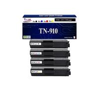 - 4x Toners compatibles avec Brother TN910 (TN-910BK) pour Brother HL-L9310CDW, HL-L9310CDWT, HL-L9310CDWTT, MFC-L9570CDWT - Noir