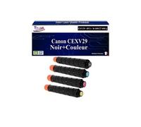 -4x Toners compatibles avec Canon C-EXV29 pour Canon C5235 C5235A C5240 C5030i C5035 C5040