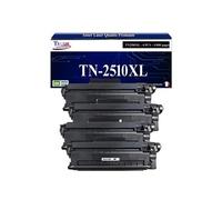 - 4x Toners compatibles avec DCP-L2620DW, DCP-L2627DWE, MFC-L2860DWE, MFC-L2800DW, HL-L2400DWE, DCP-L2660DW, MFC-L2827DW, TN2510, TN2510XL