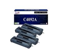 -4x Toners compatibles avec HP C4092A (92A) pour HP LaserJet 1100, 1100 XI, 1100A, 3200, 3200M