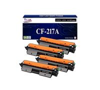 4 Toners compatibles avec HP LaserJet Pro M102a, M102w remplace HP CF217A (17A) Noir - 1 600p
