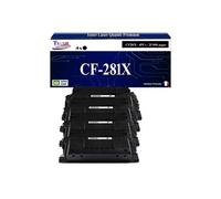 -4x Toners compatibles avec HP CF281X (81X) pour HP LaserJet Enterprise LaserJet Enterprise M630z, M605dn, M605n, M605x, M606dn, M606x, M630dn,