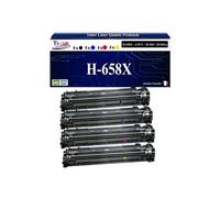 - 4x Toners compatibles avec HP Color LaserJet Enterprise M751dn remplace HP W2000X W2001X W2002X W2003X (HP 658X/658A)