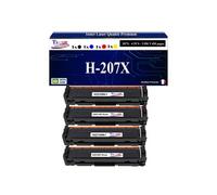 T3AZUR - 4x Toners compatibles avec HP Color LaserJet Pro M255dw, M255nw avec puce Multicolore