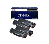 4 Toners compatibles avec HP LaserJet Pro M27a, M27w remplace HP CF244A (44A) Noir - 1 000p