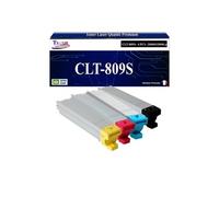 - 4x Toners compatibles avec Samsung CLT-Y809S pour Samsung CLX9201NA CLX9251NA CLX9301NA MultiXpress C9201NA C9251NA C9301NA