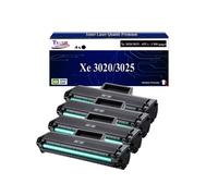 -4x Toners compatibles avec Xerox Phaser 3020, WorkCentre 3025 (106R02773) Noir