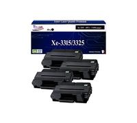 -4x Toners compatibles avec Xerox WorkCentre 3315, 3325 (106R02311/106R02313/106R02309) - Noir