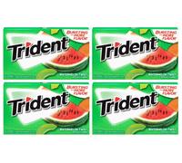 4x Trident Pastèque Twist Arôme sans Sucre Gum Avec Xylitol Américain Sucreries