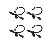 4X USB 2.0A Mâle auf 2 Double USB Femelle Jack Y Splitter Verteiler Adaptateur Kabel