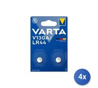 4X Varta 2X V13GA Pile Jetable LR44 Alcaline