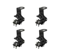 4X Véhicule CB Antenne Radio Mobile Support Miroir Pare-Chocs Toit Support sur Poteau Support Fixe pour Voiture Camion CB Radio VHF UHF