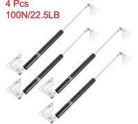 4x vérins à gaz 100N/22,5LB Vérin à gaz hayon Amortisseur Ressort de compression Lift-O-Mat Amortisseur à gaz pour voiture camion camping-car bateau